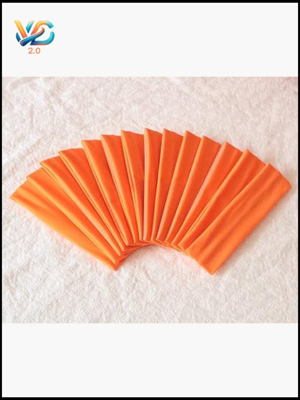14 Pack Stretchy Yoga Headband Sweatband Elastic Polyester Sports Headwrap